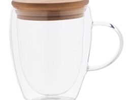 Grobina, glass thermo mug