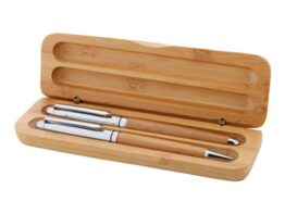 Chimon, bamboo pen set