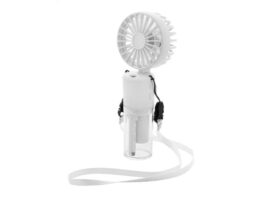Misty, rechargeable water spray fan