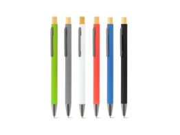 ZYLEN. Kemijska olovka od recikliranog aluminija (100% rAL), s gumenim premazom (91987)