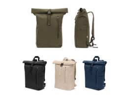 SAINT. Roll top ruksak od recikliranog pamuka i recikliranog poliestera (380 g/m²) (92533)