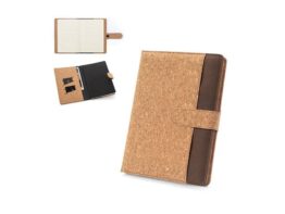 FIELDING. A5 mapa od pluta i recikliranog poliestera (100% rPET) s izvadivom bilježnicom (93658)