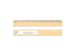 WESLEY 20. Drveno ravnalo od borovine, skala 20 cm (93660)