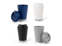 FIGLIOLI. Putna čaša od PP plastike s dvostrukom stijenkom, nepropusna (94386)