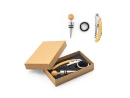 SAVORY. Set za vino od bambusa i nehrđajućeg čelika (94388)