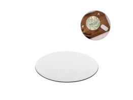 BLAIR ROUND. Okrugla podloga za miš s gumiranom bazom (97149)