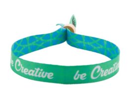 SuboWrist Eco, custom RPET festival bracelet
