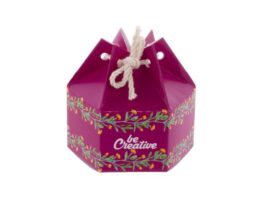 CreaBox HexaCord S, hexagonal gift box