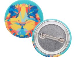 PinBadge RPET Mini, pin button badge