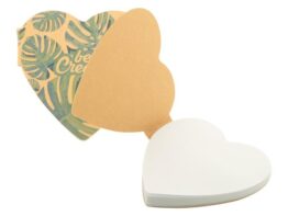 CreaStick Heart Eco, custom sticky notepad