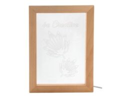 Woodiframe, LED light trophy