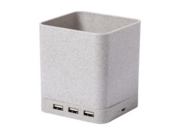 Ampdesk, multifunctional pen holder