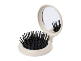 Webrush, mirror with hairbrush