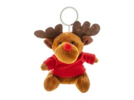 Julren, plush Christmas reindeer keyring