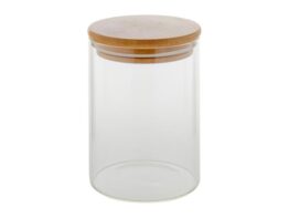 Momomi, glass storage jar