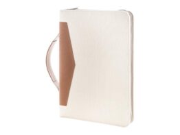 Carbasa Zip, recycled canvas document folder