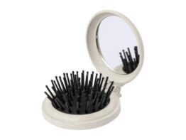 Webrush, mirror with hairbrush