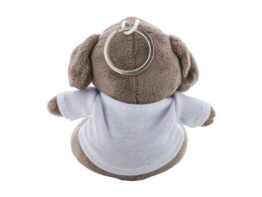 DogFob, plush dog keyring