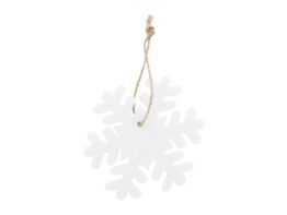 Joulox, RPET Christmas tree ornament, snowflake