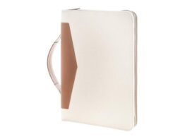 Carbasa Zip, recycled canvas document folder