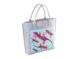 CreaFelt Shop A, custom shopping bag