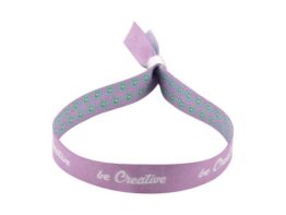 SuboWrist Alloy, custom RPET festival bracelet