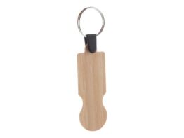 BooCart EU, bamboo trolley coin keyring