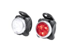 Bilux, rechargeable bicycle light set