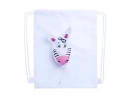 Noah, drawstring bag, zebra