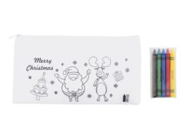 Julfar Draw, colouring Christmas pen case