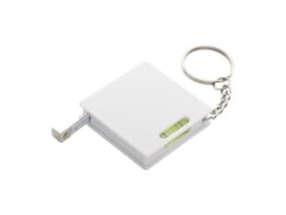 Level, tape measure with keyring