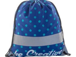 CreaDraw Reflect, custom reflective drawstring bag