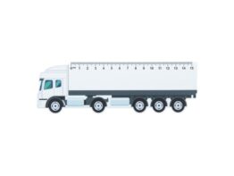 Trucker 15, 15 cm ruler, truck