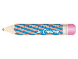 Sharpy 12, 12 cm ruler, pencil