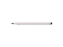 Ruloid, inkless pen with ruler