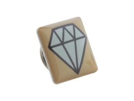 Lark, metal badge