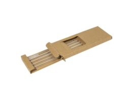 Borosip, glass straw set
