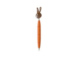 Zoom, wooden ballpoint pen, rabbit