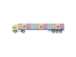 Trucker 30, 30 cm ruler, truck