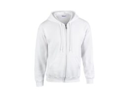 GI18600, zipped hoodie sweatshirt