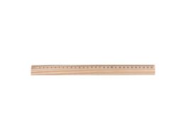 ThreeO, pine wood ruler