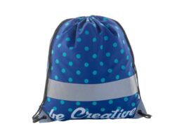 CreaDraw Reflect, custom reflective drawstring bag