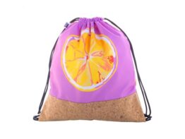 CreaDraw Cork, custom drawstring bag