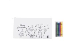 Julfar Draw, colouring Christmas pen case
