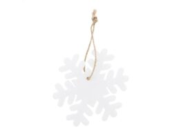 Joulox, RPET Christmas tree ornament, snowflake