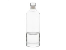 Agua, glass bottle