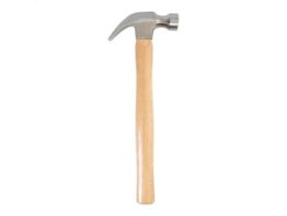 Strike, wooden claw hammer