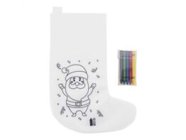 Julfar Gift, colouring Christmas stocking